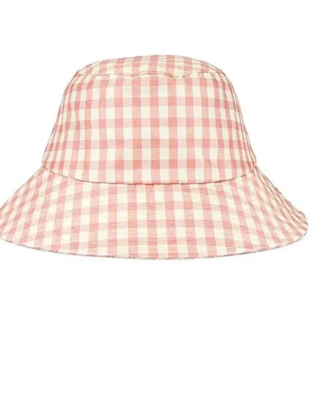 Loeffler Randall Pink Gingham Bucket Hat